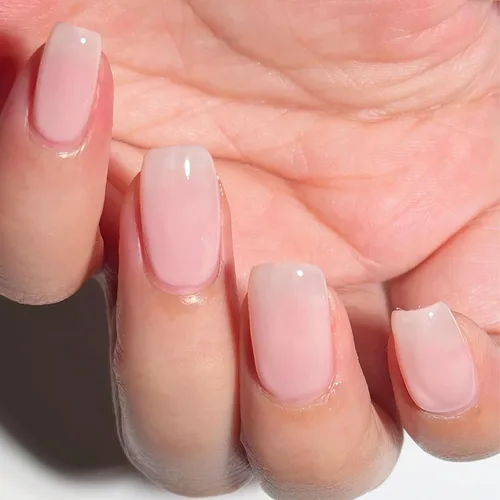 Vista 17 de COSMOO Esmalte de uñas de glitter negro de secado rápido, 12 ml, resistente a las astillas, vegano, de secado rápido, con vetas, de larga duración
