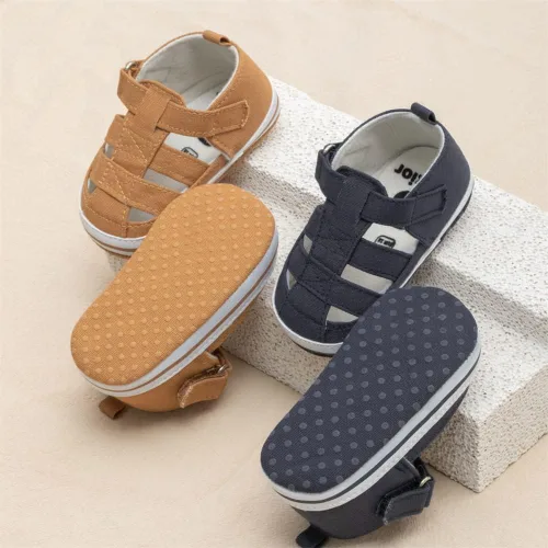 Vista 2 de Miamooi Sandalias de playa de verano para bebés, niños y niñas, antideslizantes, suela de goma suave, zapatos para primeros pasos al aire libre