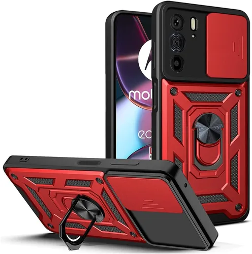 Vista 10 de Compatible con carcasa de soporte Infinix Zero Ultra 5G, con cubierta de lente de cámara deslizante compatible con funda Infinix Zero Ultra 5G Negro
