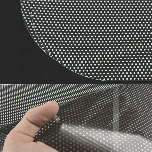 Vista 4 de AOLI 2 unids coche parasol cubierta ventana trasera lateral bloqueo estático visera escudo pantalla negro