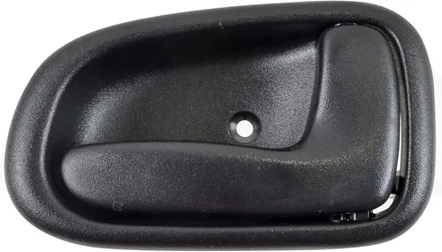 Vista 18 de TRQ Manija de puerta interior delantera izquierda cromada y negra para el lado del conductor compatible con Ford F-150 2012-2014