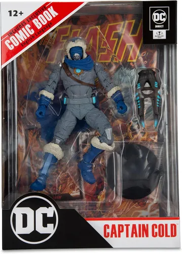 Vista 10 de McFarlane Toys - Figura DC Direct 7IN con cómic - The Flash WV2 - Captain Cold