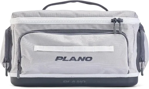 Vista 31 de Plano Bolsa de aparejos de pesca de vanguardia para fines de semana, base impermeable moldeada, almacenamiento espacioso, mangas de herramientas