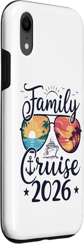 Vista 3 de Family Cruise 2026 Case for iPhone XR