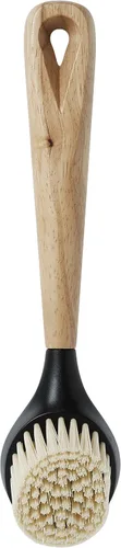 Vista 5 de Lodge ACM10R41 - Almohadilla para fregar, uno, rojo y cepillo de limpieza SCRBRSH, 10 pulgadas