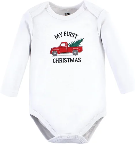 Vista 3 de Hudson Baby - Body de algodón de manga larga para bebé