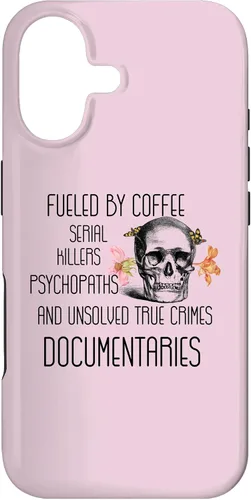 Vista 32 de Funda para iPhone 11 Coffee Serial Killers Psychopaths and Unsolved True Crimes