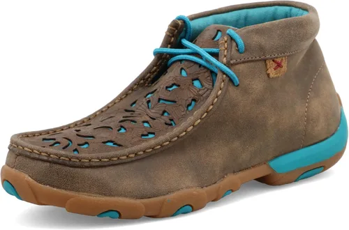 Vista 16 de Twisted X Botas tipo mocasín Chukka para mujer Bombardeo