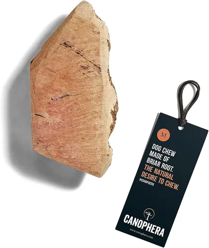 Vista 8 de Canophera Raíz masticable para perros, madera de brezo natural para dientes y encías saludables, tamaño pequeño