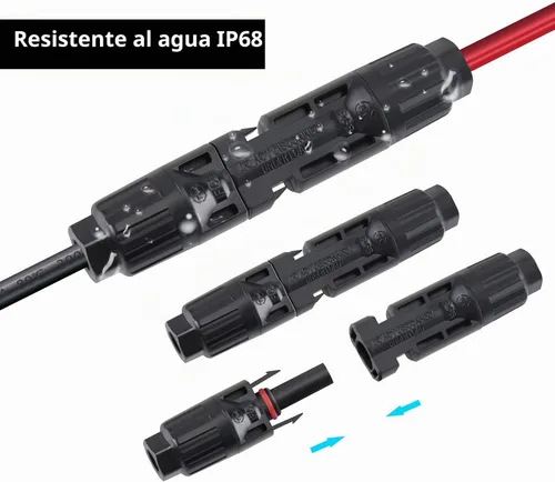 Vista 5 de Cable de Extensión de Carga Solar a XT60 de 25 pies 12AWG Adaptador XT60 a Cable Conector de Panel Solar Compatible con Ecoflow River Delta Series