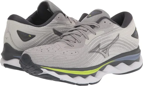 Vista 7 de Mizuno Tenis de correr Wave Sky 6 para mujer, gris (Ultimate Grey)