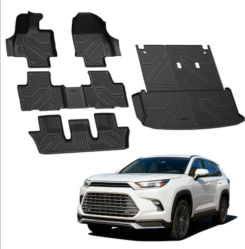 Vista 34 de LASFIT Alfombrillas para Toyota Tacoma 2005-2011 (solo compatible con DoubleCab AutoTran)