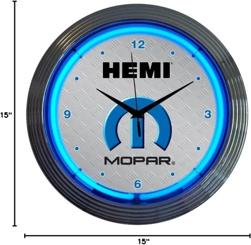 Vista 2 de Reloj de neón Mopar Hemi