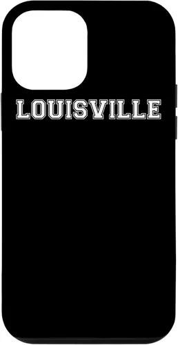 Vista 16 de iPhone 16 College University style Louisville Kentucky Sports Fan Case