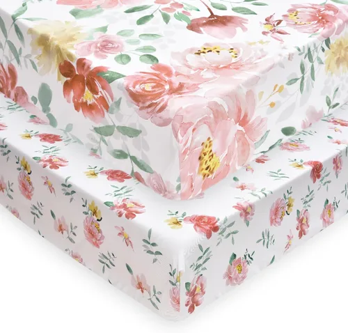 Vista 26 de PHF Juego de sábanas de moisés suave, paquete de 2 sábanas sedosas, cómodas y transpirables para bebés niños y niñas, ajuste universal para la Castle
