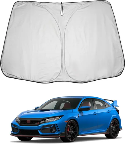Vista 17 de LUWU Parasol para parabrisas para Dodge RAM 1500 y 2500 2009-2018 - Parasol para ventana delantera con bloqueo de rayos UV