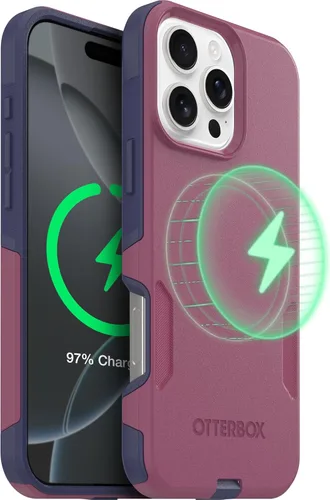 Vista 14 de OtterBox Funda para iPhone 16 Commuter Series - Jeans azul bebé, funda delgada y protectora para iPhone, de doble capa, absorción de impactos