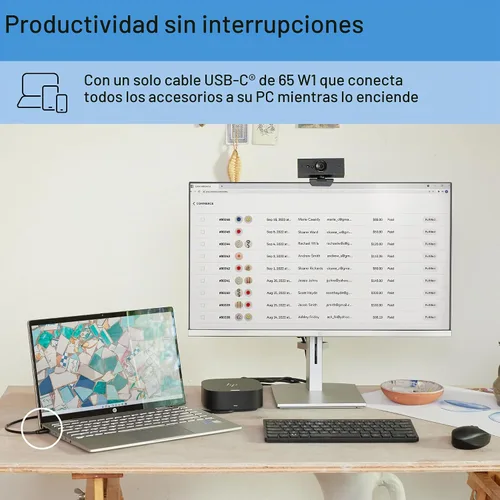 Vista 5 de HP USB-C Dock (descontinuado)
