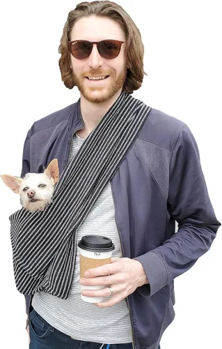 Vista 6 de Transportador para perros 100% algodón orgánico también para gatos (casa de playa)