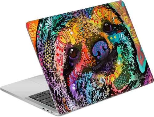 Vista 8 de Head Case Designs Calcomanía de vinilo con licencia oficial de Dean Russo Buldog Francés Animals compatible con MacBook Pro de 13.3 pulgadas A1708