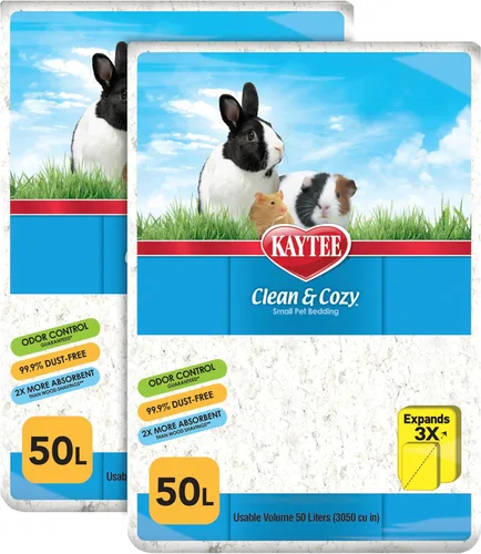 Vista 12 de Ropa de cama limpia y tierna para animal pequeño Kaytee, Blanco