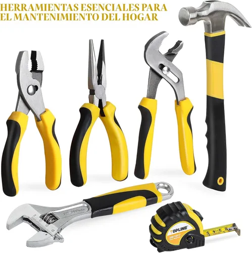 Vista 6 de TOPLINE Juego de herramientas para el hogar de 467 piezas para mecánicos, bolsa de herramientas de 16 pulgadas con kit de herramientas para el hogar