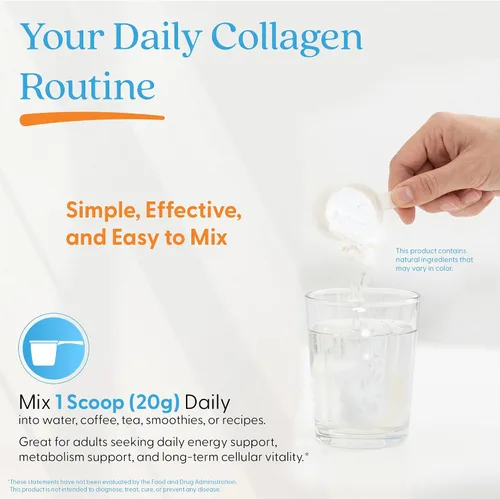 Vista 4 de Doctor's BEST Péptidos de colágeno puro con ácido hialurónico, suplemento de colágeno en polvo para mujeres y hombres, sin sabor, 0.63 oz