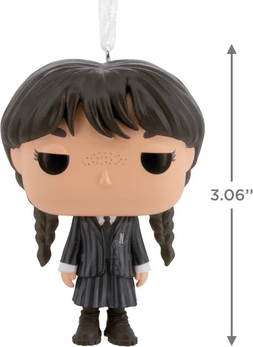 Vista 4 de Hallmark Wednesday Addams Funko POP! Adorno de Navidad