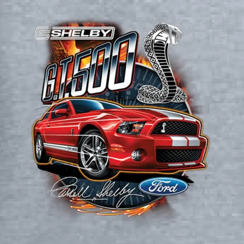 Vista 56 de Wild Bobby Shelby GT500 Cobra - Sudadera con capucha con diseño oficial de Ford Motors Cars and Trucks