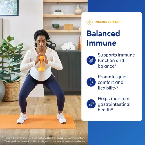Vista 3 de Pure Encapsulations Inmune equilibrado Apoyo a la función articular, gastrointestinal y tiroidea 60 cápsulas