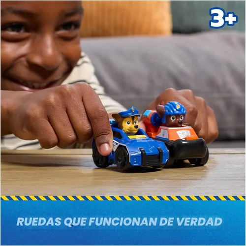Vista 4 de Paw Patrol Búsqueda y rescate, Pup Squad Racers paquete de 6