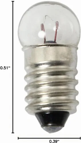 Vista 7 de Kit de mini bombillas E10 de 1.5 V/0.3 A con base de tornillo en miniatura y 10 bombillas E10 doradas, soportes de base para circuito
