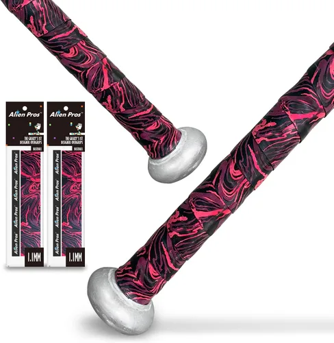 Vista 15 de ALIEN PROS - Cinta de agarre para bate de béisbol (2 agarres/4 agarres), 1.1 mm, precortada y sensación Pro – Reemplazo para agarre de bate