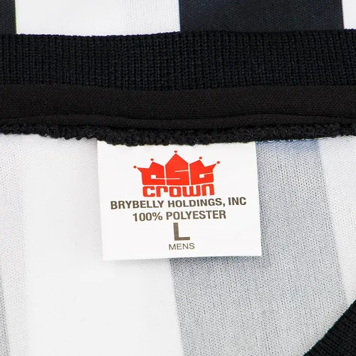 Vista 5 de Crown Sporting Goods, suéter para árbitro a rayas, oficial, para hombre, con cuello en V