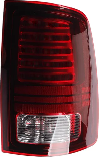 Vista 7 de Conjunto de luces traseras LED Dasbecan con bombillas compatibles con Dodge For Dodge RAM 1500 2013-2018 RAM 2500 3500 2014-2018 Red Lens Black