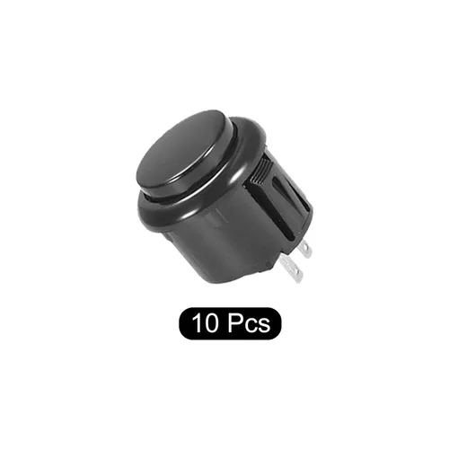 Vista 6 de Interruptor de botón momentáneo para juego pequeño para videojuegos arcade -0.906 innegro10 piezas