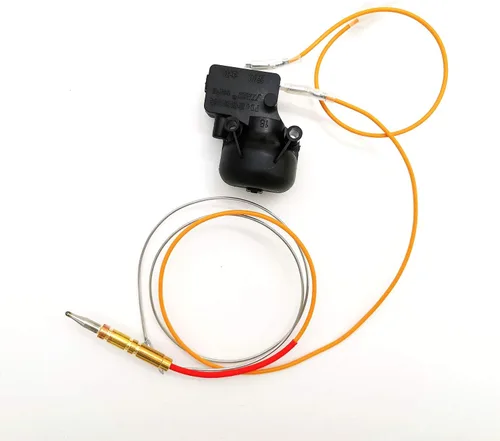 Vista 5 de MENSI Piezas de repuesto para calentador de tanque de propano Kit de montaje de seguridad de termopar tipo Faston con interruptor de descarga FD4
