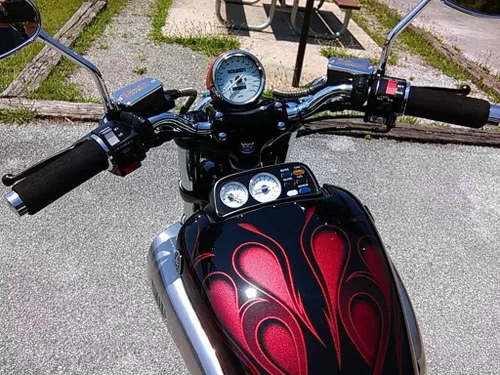 Vista 2 de ET006 - Cubierta de agarre de manillar de espuma antivibración para motocicleta compatible con Harley BMW