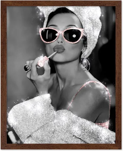 Vista 58 de Poster Master Impresión de labios dorados, póster de mordida de labio, arte moderno y minimalista, regalo bohemio para hombres y mujeres, diseño