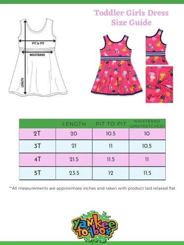 Vista 2 de Peppa Pig Vestido ultra suave ajustado y acampanado para niñas pequeñas (3T, rosa), Rosado