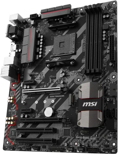 Vista 3 de MSI ProSeries AMD A320 1ª, 2ª y 3ª generación Cumple con Ryzen AM4 DDR4 HDMI DVI USB 3 Micro-ATX Placa base (A320M-A PRO)