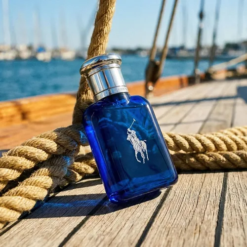 Vista 4 de Ralph Lauren - Polo Blue - Parfum - Colonia Hombre - Acuático y Fresco - Con Cítricos, Roble y Vetiver - Fragancia Intensa