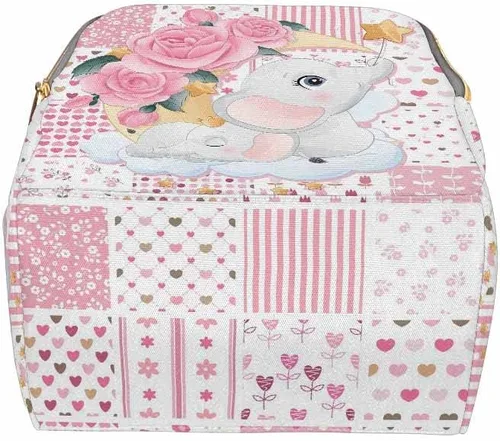 Vista 4 de MyPupSocks Bolsa de pañales personalizada, bolsa de hombro verde plam, bolsa casual, Multi02, Mochilas Daypack
