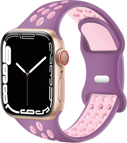 Vista 27 de Correas deportivas compatibles con correas de Apple Watch de 1.496 in 1.575 in 1.614 in 1.654 in 1.732 in 1.772 in 1.811 in 1.929 in, correa