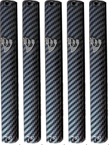 Vista 13 de SUPER STAM MEZUZAH CASE Holder (shidell) - Rectángulo de plástico con forma rectangular plateada impermeable caucho corcho lote de 5