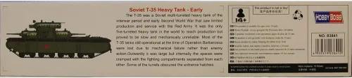 Vista 3 de Hobby Boss Tanque pesado temprano soviético T-35