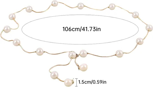 Vista 3 de Cinturones de cadena de moda para mujer, cadena de cintura con diamantes de imitación para vestido, cinturón automático con hebilla