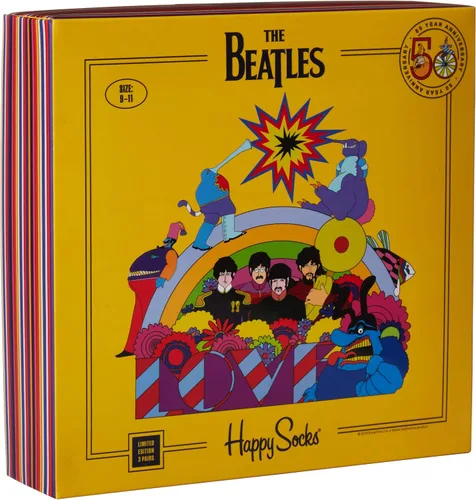 Vista 3 de Happy Socks x The Beatles - Caja de regalo unisex 3