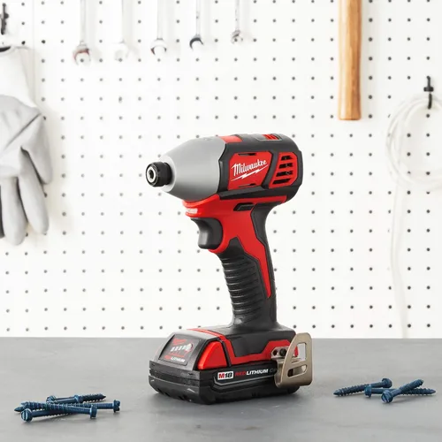 Vista 2 de Milwaukee Atornillador de impacto hexagonal de 1/4 pulgadas, herramienta esencial M18 18V (2656 – 20)