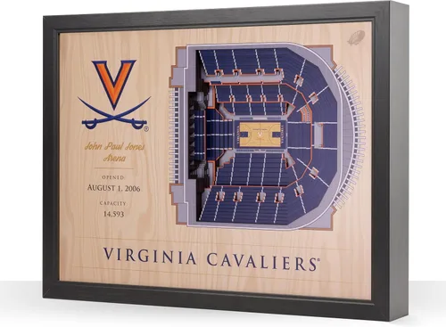 Vista 40 de YouTheFan NCAA Arte de Pared StadiumView de 25 Capas